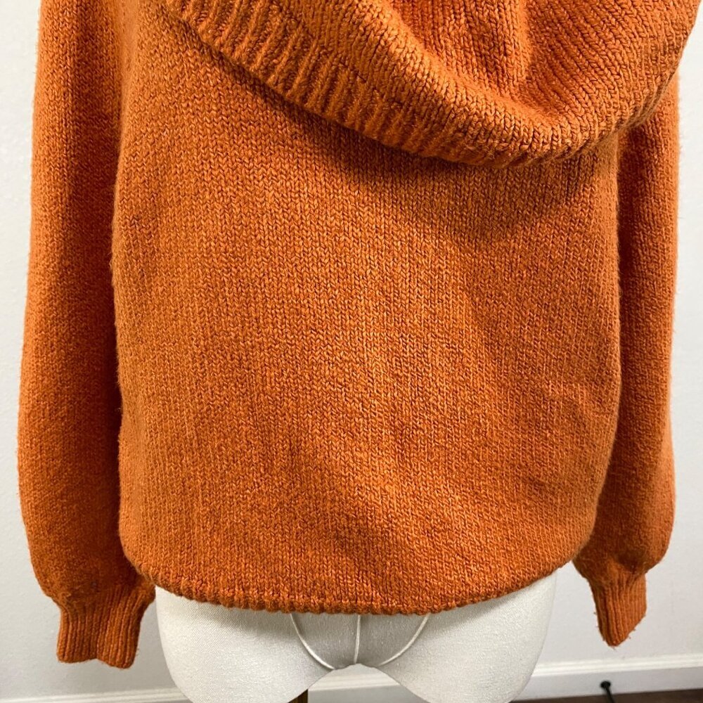 Anthropologie Women’s XS Sweater Draped Cowl Neck Pull Over Long Sleeve - Picture 8 of 16